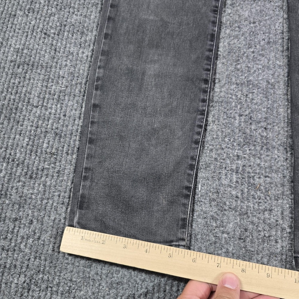 Diesel D-Roisin-High Jeans Mens 31x30 Gray Super-Skinny Charcoal Wash Stretch - Picture 14 of 16